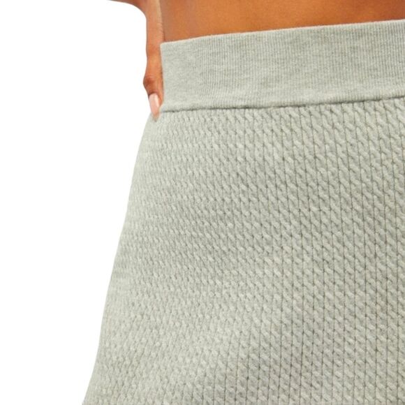 WeWoreWhat Cable Knit Tennis Skirt in Heather Grey Sz L NWT - Picture 11 of 15